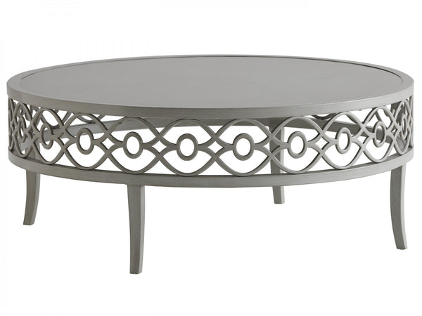 Silver Sands Round Cocktail Table - 1