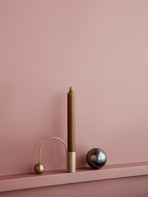 Balance Candle Holder in Brass by Ferm Living