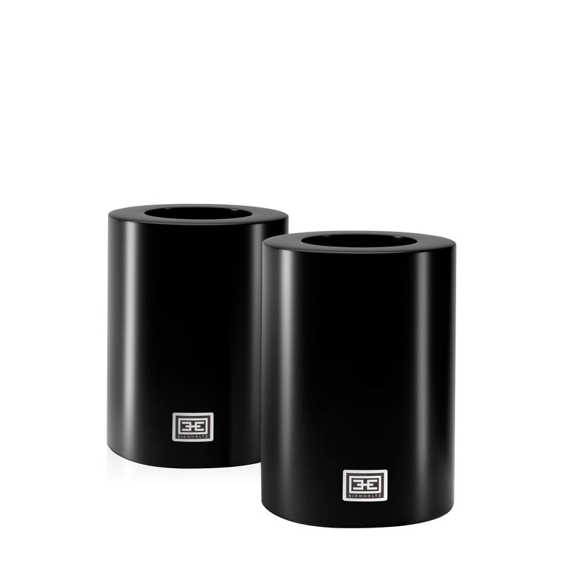 Artificial Candle Set of 2 in Black 4