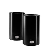 Artificial Candle Set of 2 in Black 6