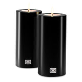 Artificial Candle Set of 2 in Black 9