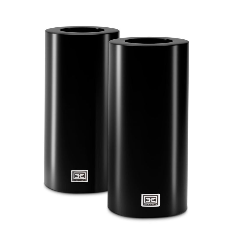 Artificial Candle Set of 2 in Black 10