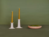 Simple Wood Candle Holder in Various Sizes & Colors by Hawkins New York