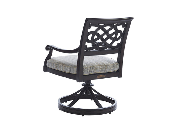 Royal Kahala Black Sands Swivel Rocker Dining Chair - 2