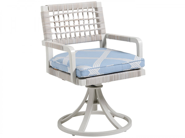 Seabrook Swivel Rocker Arm Chair - 1