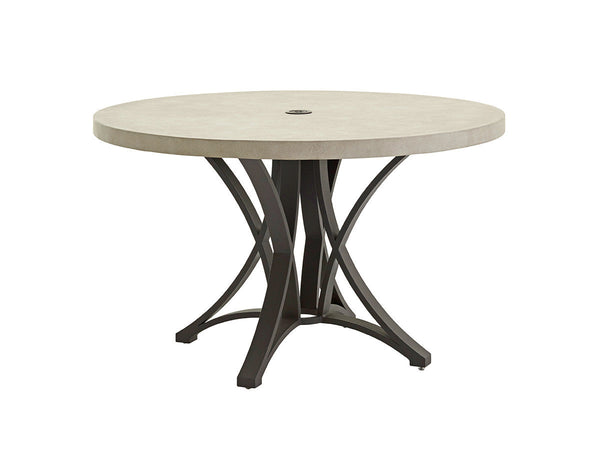 Cypress Point Ocean Terrace Dining Table W/Weatherstone Top - 1