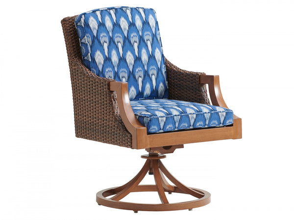 Harbor Isle Swivel Rocker Arm Dining Chair - 1