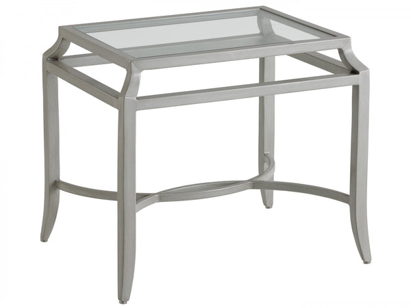 Silver Sands Rectangular End Table - 1
