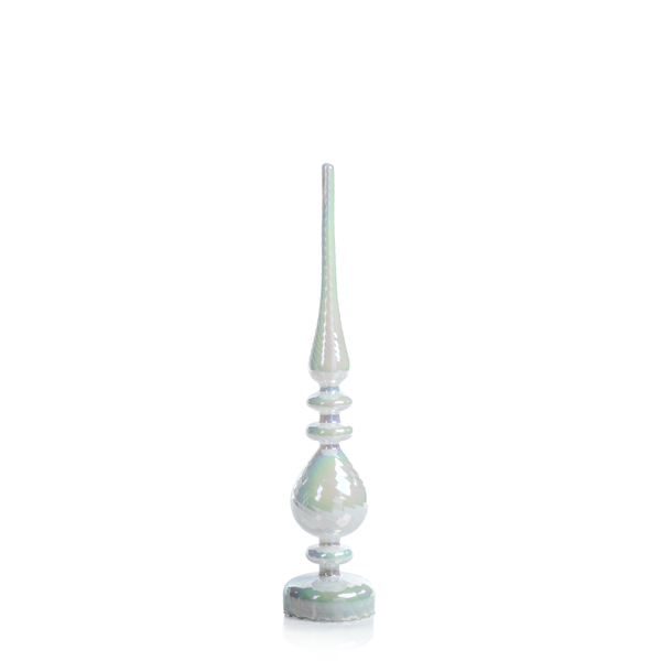 led white glass finial in various styles 1