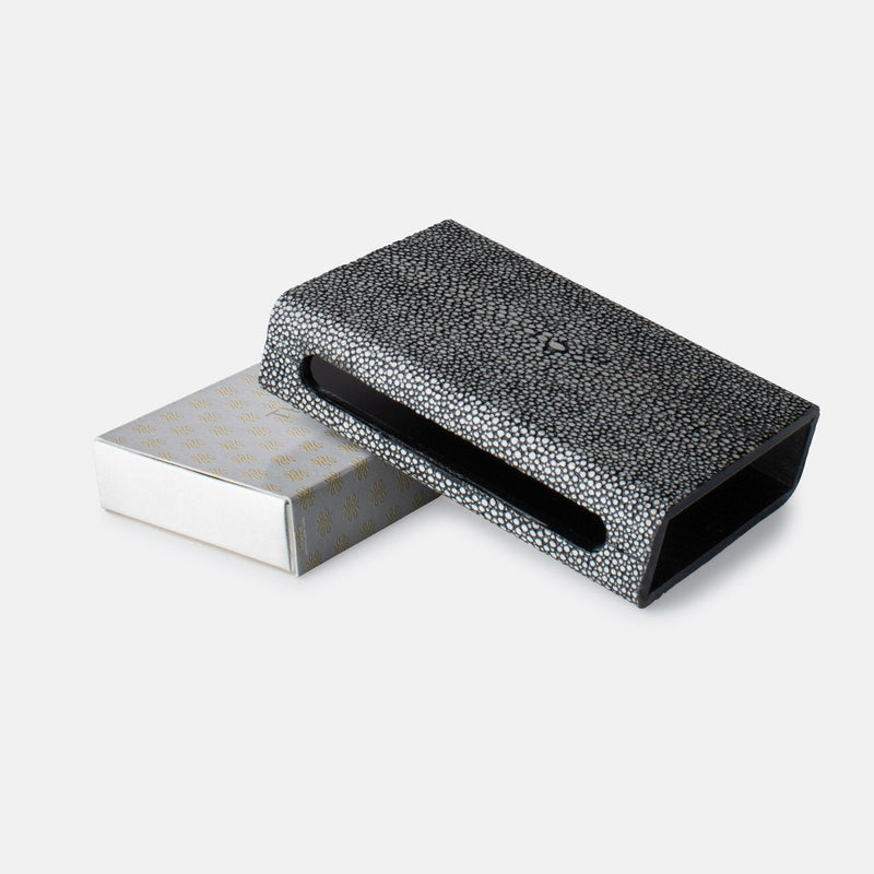 faux shagreen matchbox in various colors 4