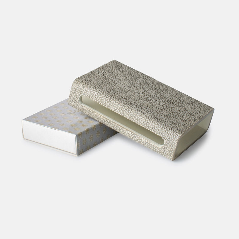 faux shagreen matchbox in various colors 6