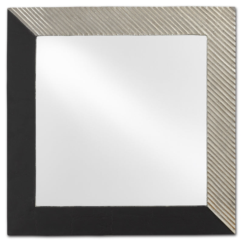 Calum Silver Square Mirror Flatshot Image