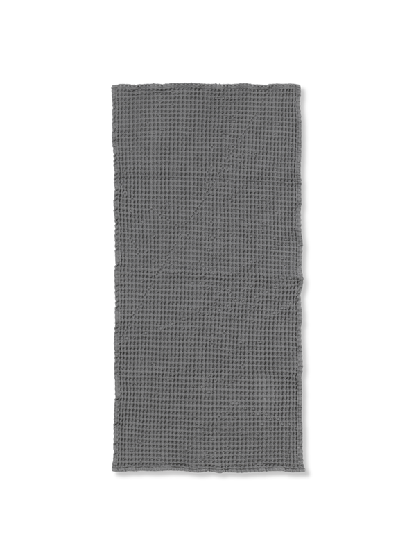 Organic Hand Towel in Grey by Ferm Living