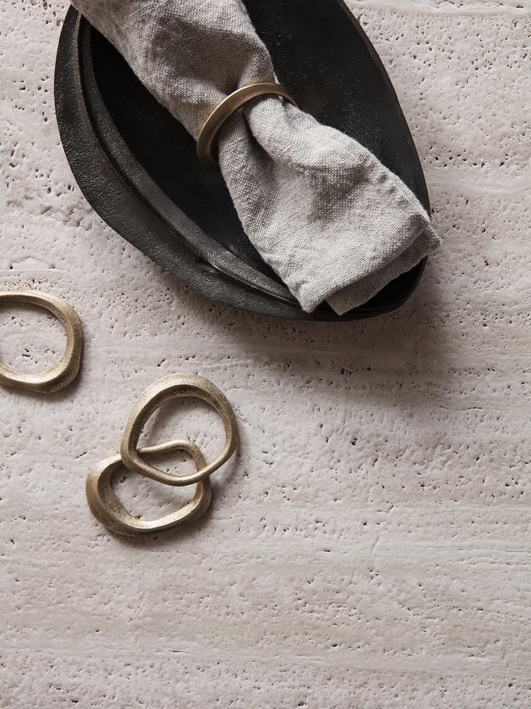 flow napkin rings set of 4 by ferm living 5