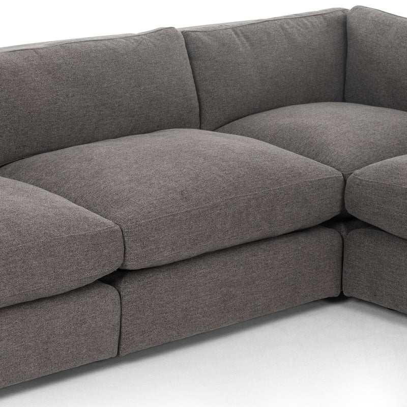 Cosette 4 Piece Sectional With Ottoman by BD Studio