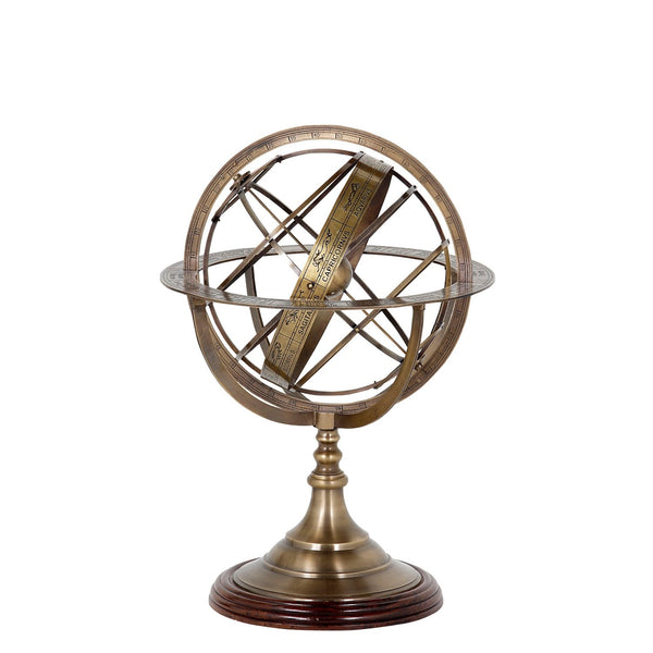 Globe in Antique Brass 1