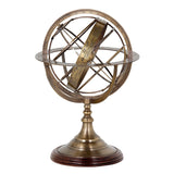 Globe in Antique Brass 3