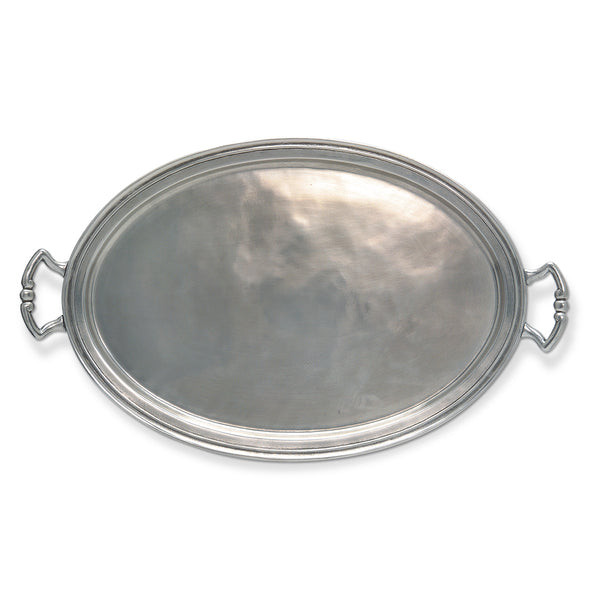 Oval Tray with Handles, X-Large