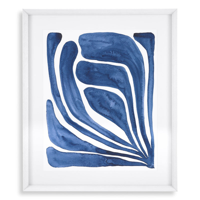 ec373 blue stylized leaf set of 2 print by eichholtz 116654 2