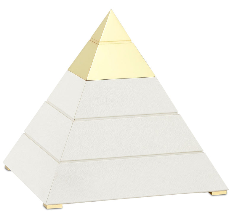 Mastaba White Pyramid in Various Sizes Flatshot Image
