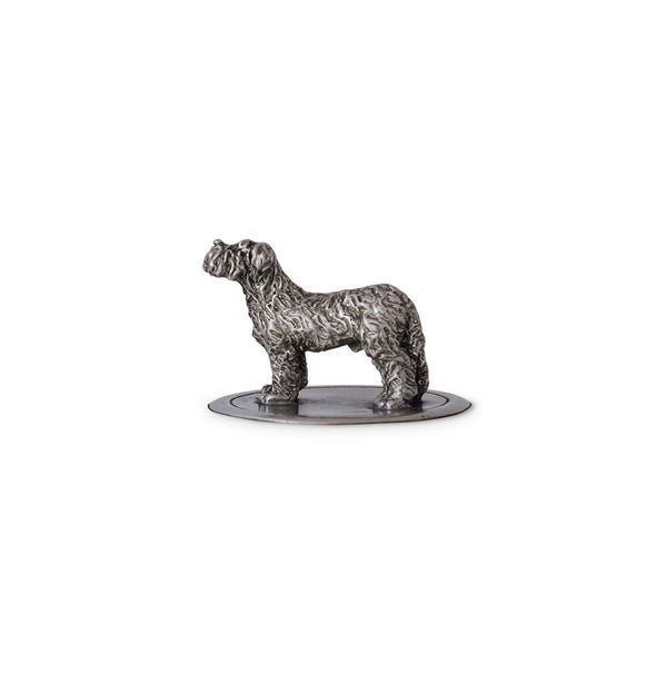 Glass Cookie Jar with Dog Finial