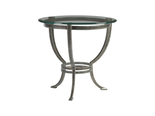 Andress Round End Table