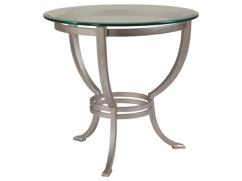 Andress Round End Table