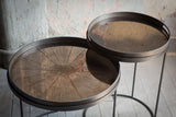 Round Tray Side Table Set - S/L