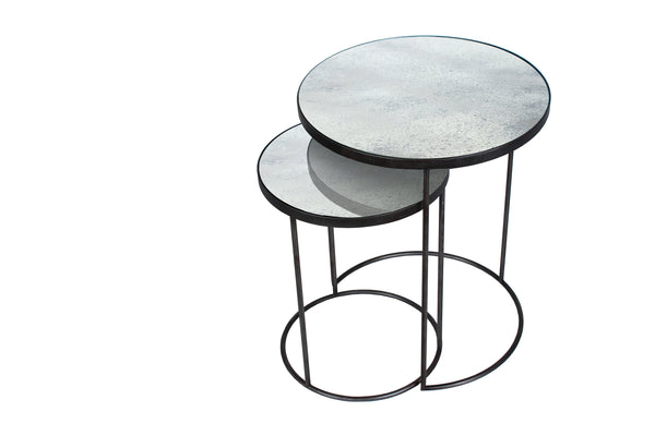 Clear Nesting Side Table - Set Of 2