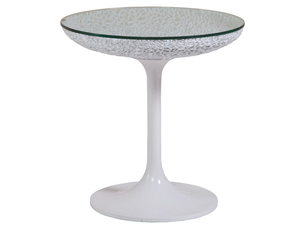 Seascape Round White Spot Table