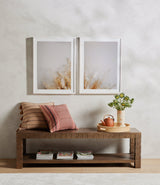 Burge Accent Bench in Dusty Brown