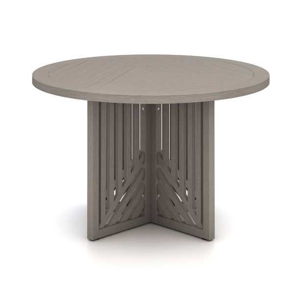 Avalon Outdoor Dining Table 48" Grey