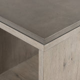 Faro End Table-Dark Grey Concrete