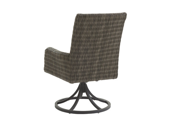 Cypress Point Ocean Terrace Arm Dining Chair Swivel Rocker