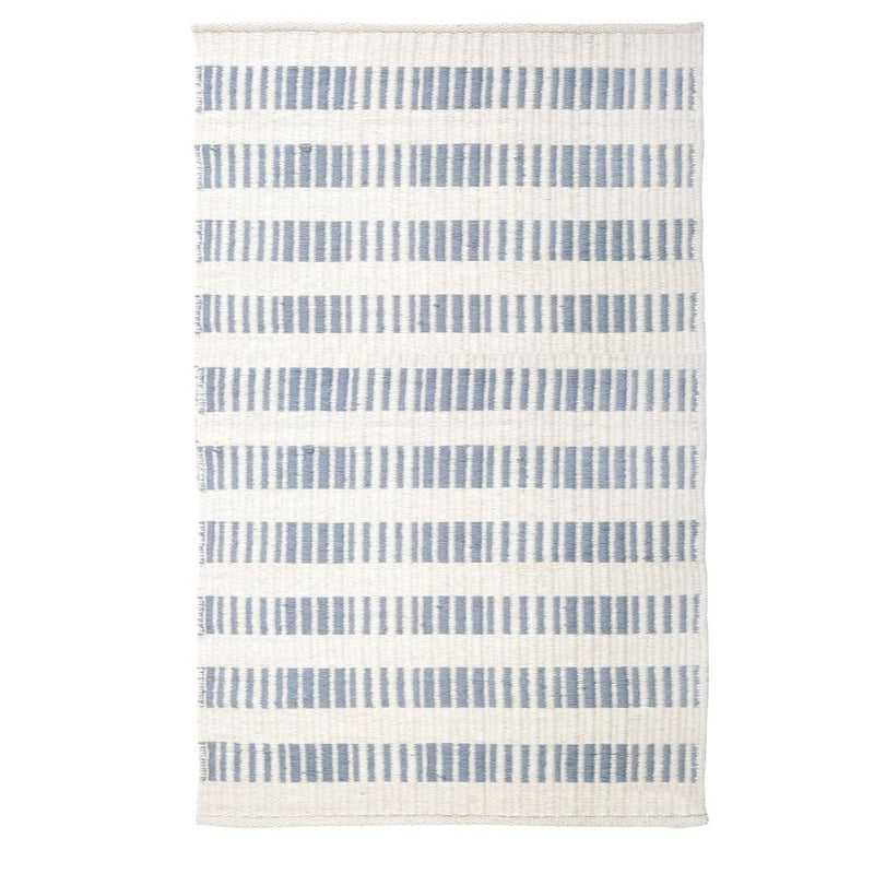 Brooke Handwoven Rug in Nordic Blue in multiple sizes