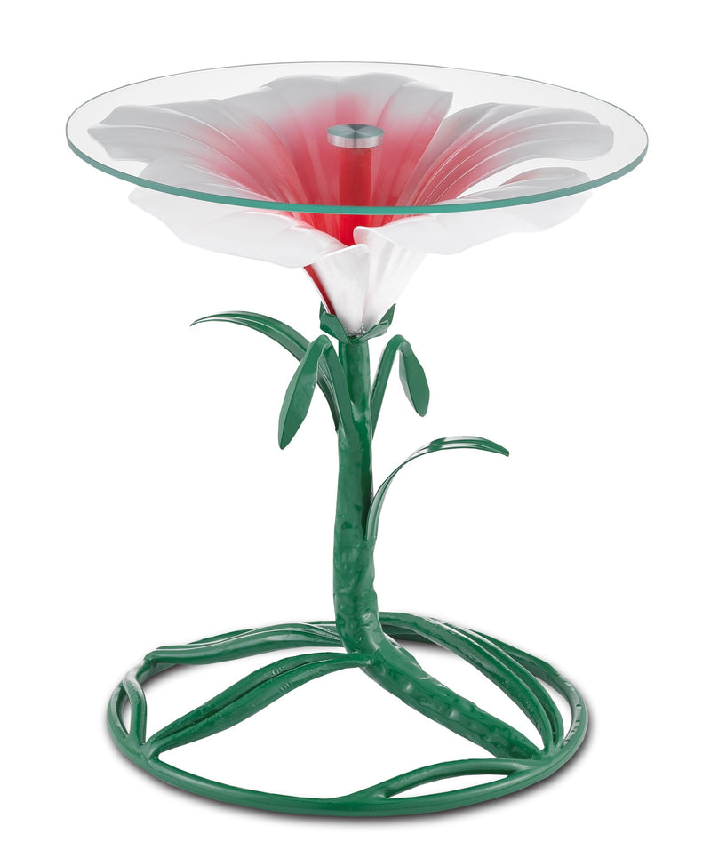 Hibiscus Accent Table in Various Sizes Flatshot Image