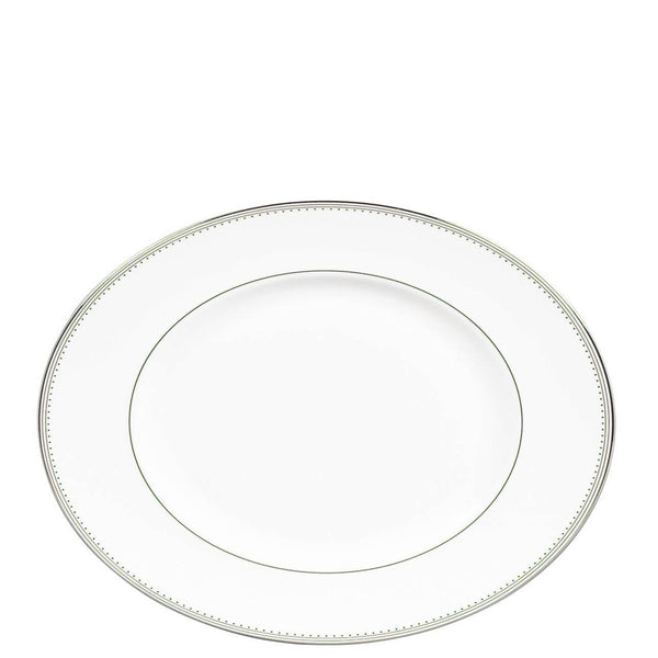 Grosgrain Medium Oval Platter by Vera Wang