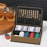 Classic Poker Set in Storage Gift Box design by Twos Company