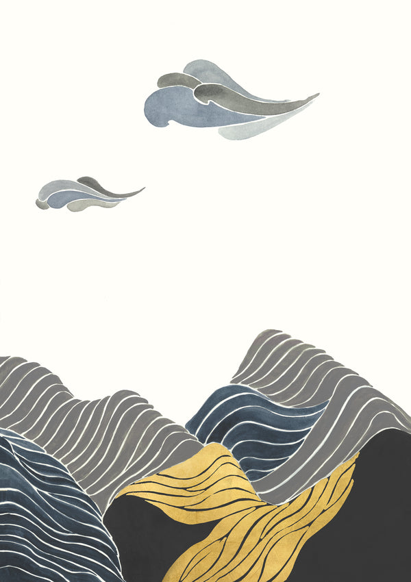 Wave of Mountains II by shopbarclaybutera