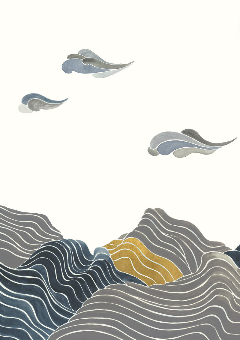 Wave of Mountains IV by shopbarclaybutera