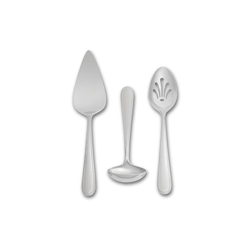 Vera Infinity Stainless Steel 3-Piece Serving Set by Vera Wang