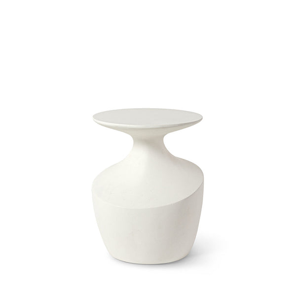 Chelsea Outdoor Side Table Short in White