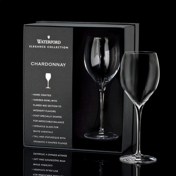 Elegance Chardonnay Wine Glass Pair