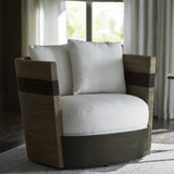 Fritz Swivel Lounge Chair in Natural