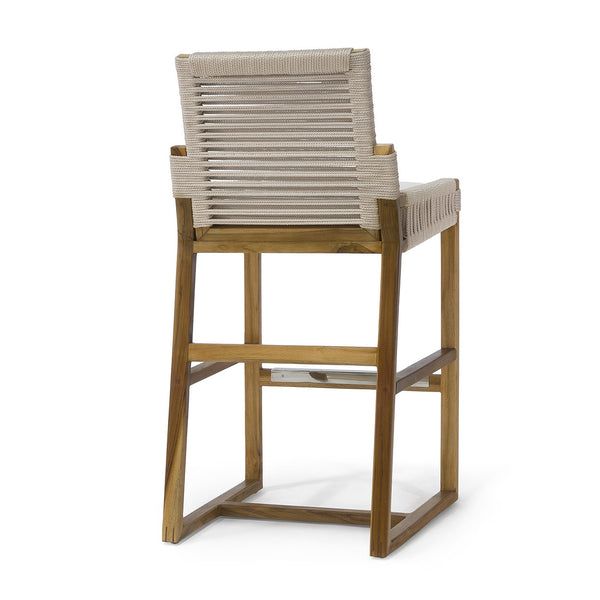 San Martin Outdoor 30'' Barstool in Taupe