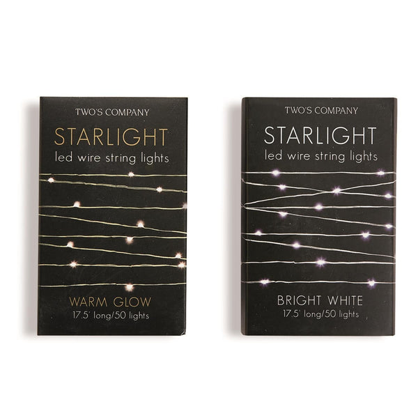 starlight led wire string lights in gift box assorted 2 colors design by twos company 1