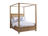 Shorecliff Canopy Bed in Sandstone