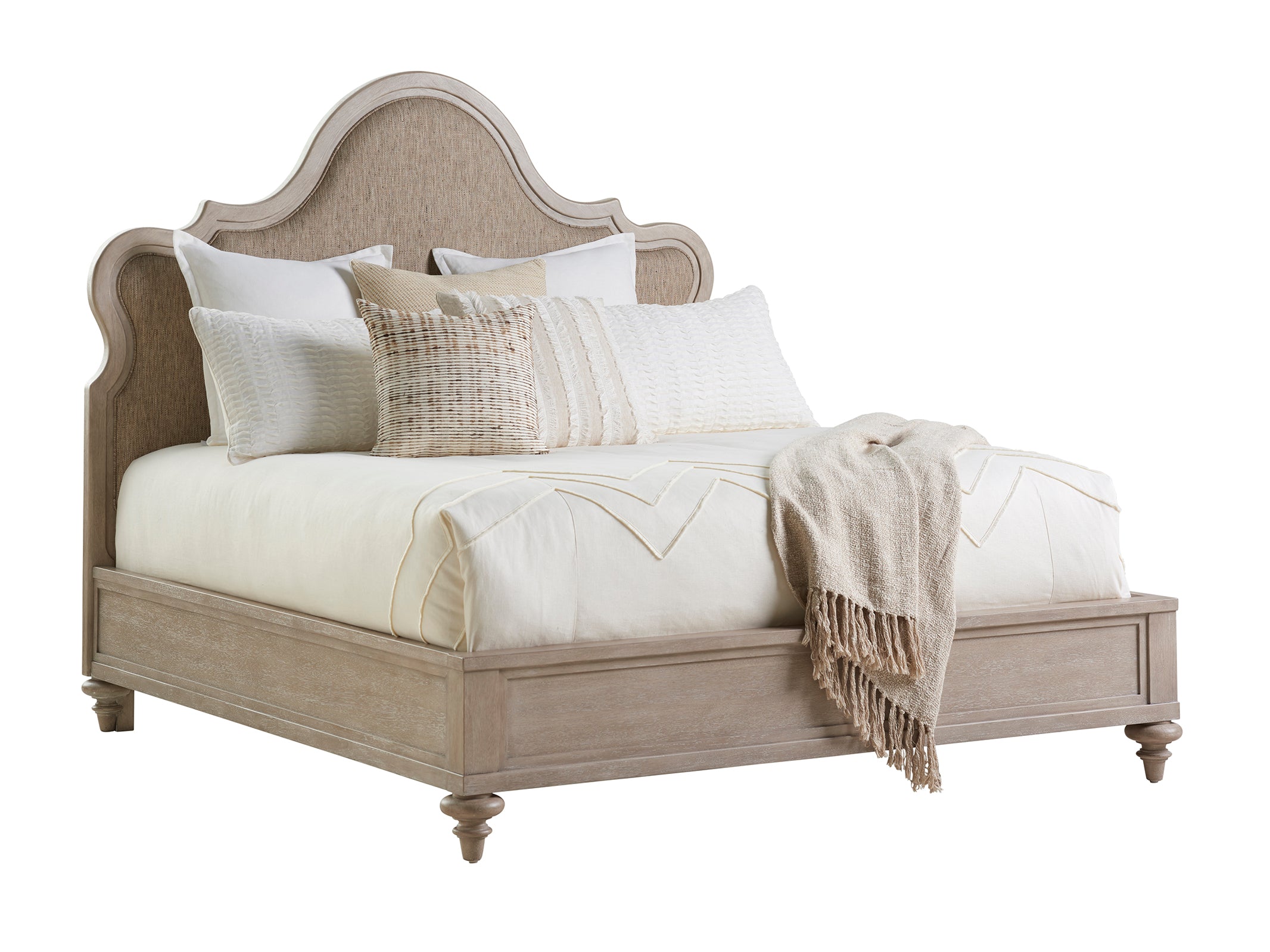 Zuma Upholstered Panel Bed by shopbarclaybutera