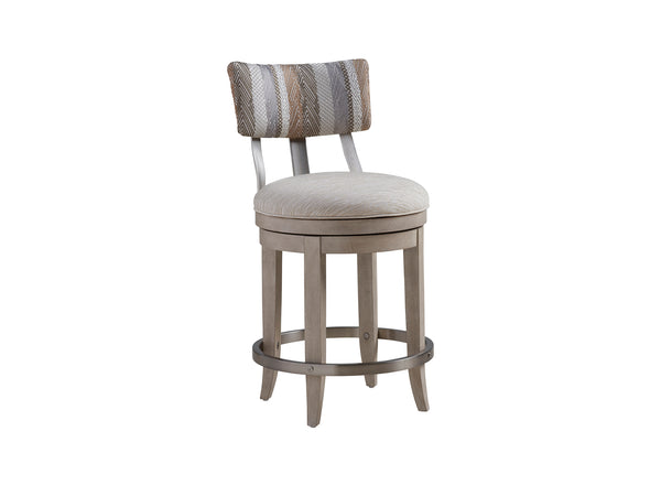 Cliffside Swivel Upholstered Counter Stool by shopbarclaybutera