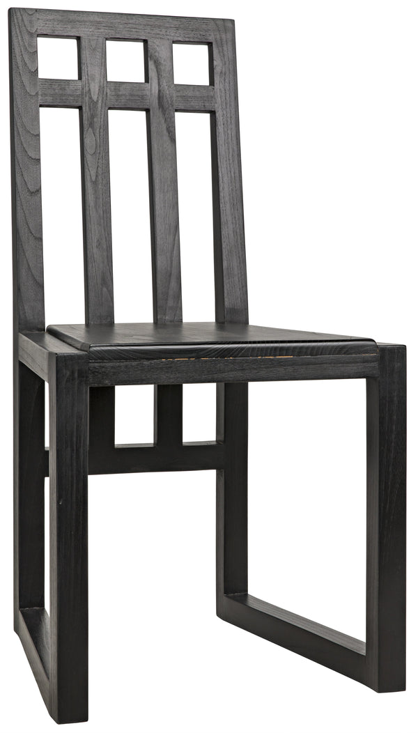 Edge Chair in Charcoal Black
